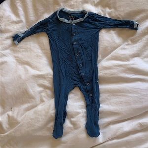 KicKee Pants 0-3 footie pajamas in blue
